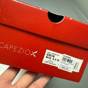 Tap Shoes Black Capezio with string ties